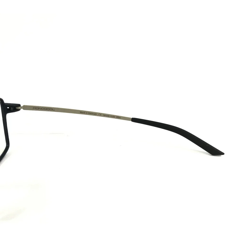 Monoqool Eyeglasses Frames ARTHUR AU99 Atlantic Blue Brushed Silver 52-20-143